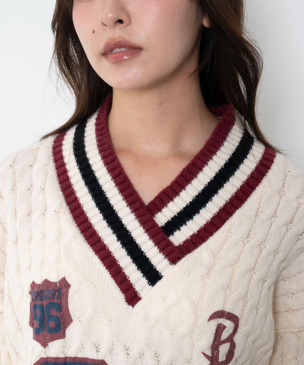 オーバースクールニット