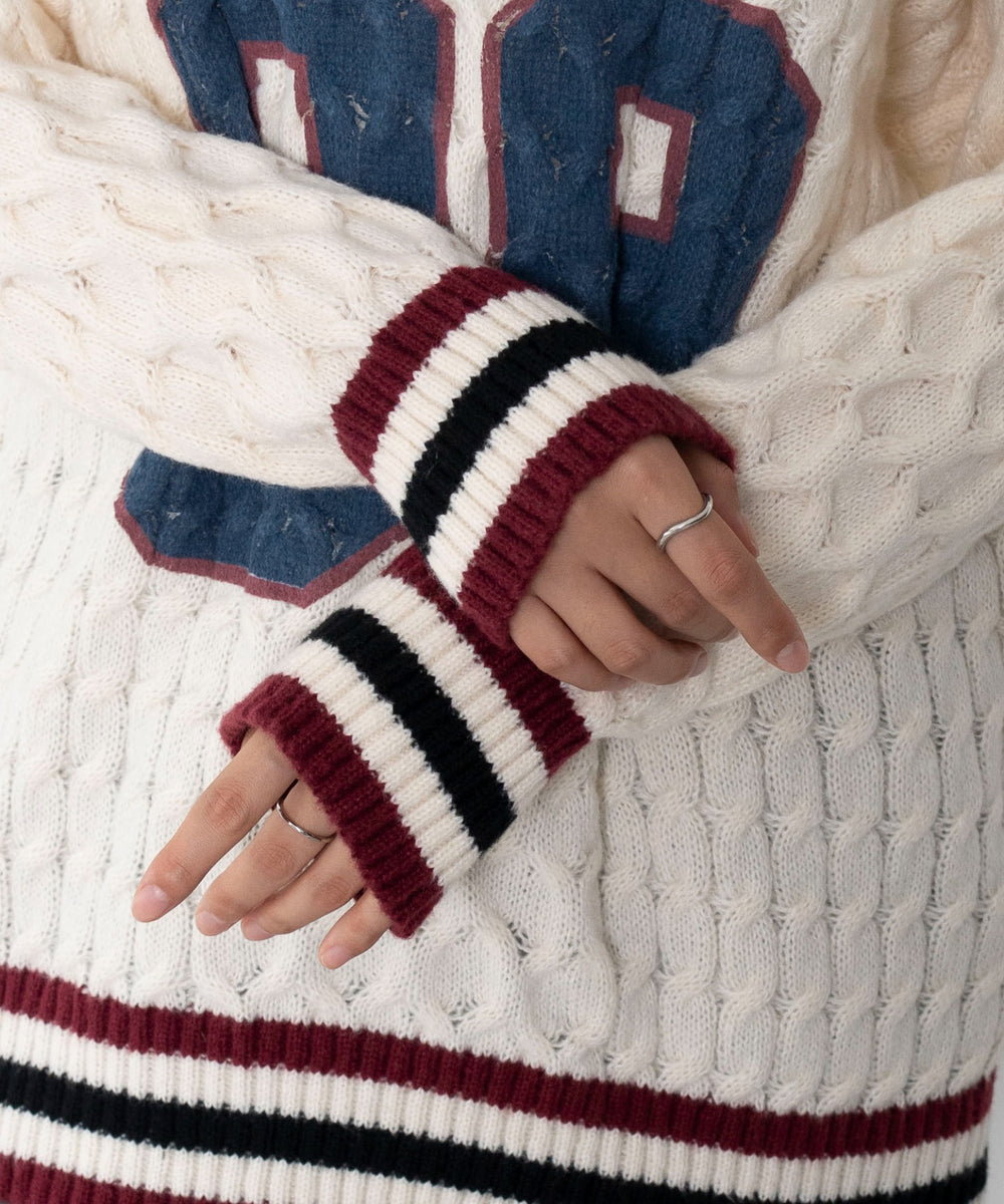 オーバースクールニット