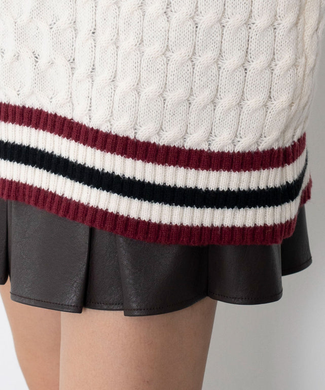 オーバースクールニット