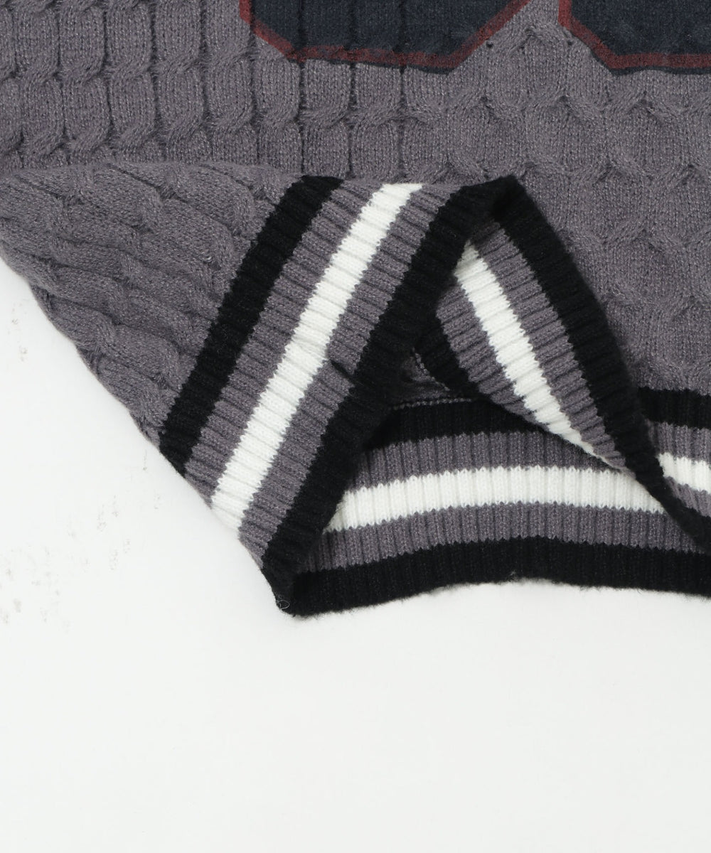 オーバースクールニット