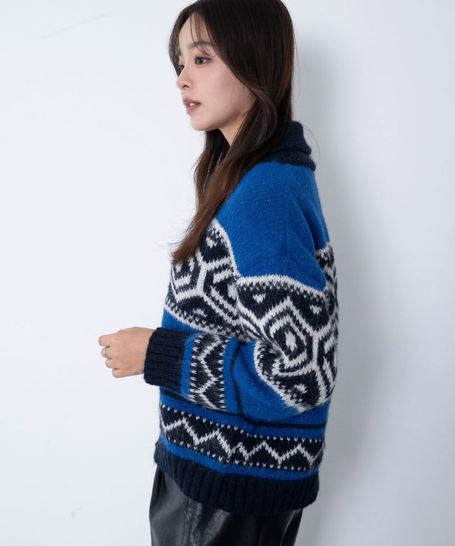 ブルー　モデル：165cm F着用