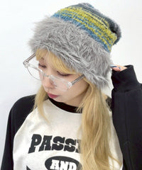 シャギーボーダーニットワッチ