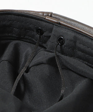 ファーデザインPUキャスケット