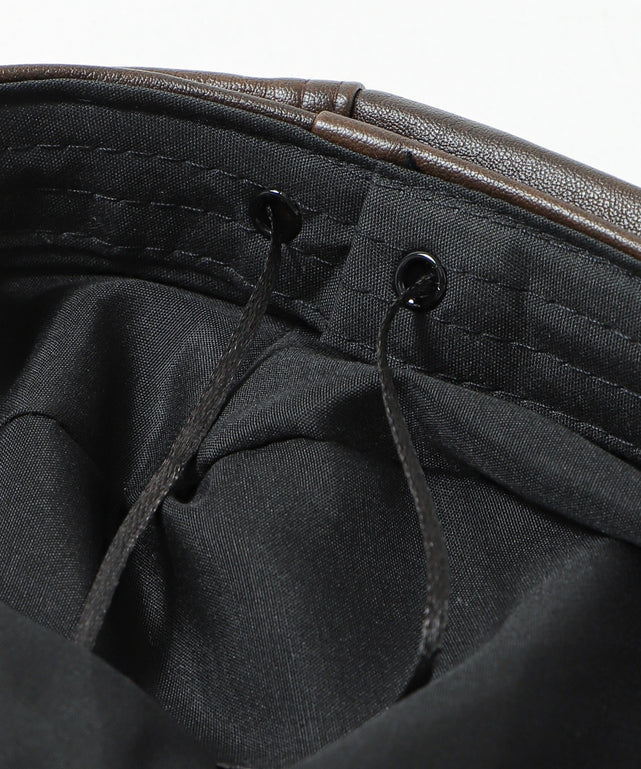 ファーデザインPUキャスケット