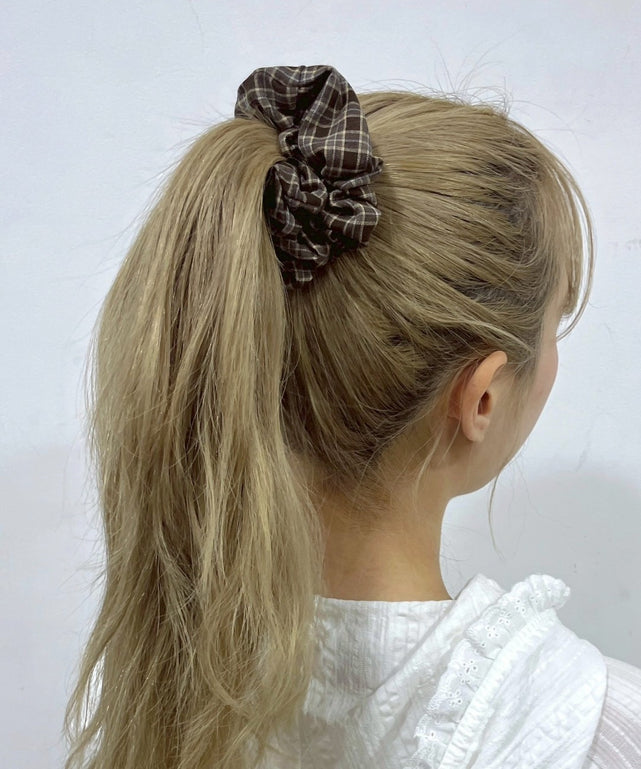 Lレトロパターンシュシュ/柄１