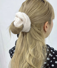 Lラメニットシュシュ