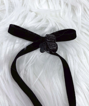 L2Pベロアロングリボンハートクリップ