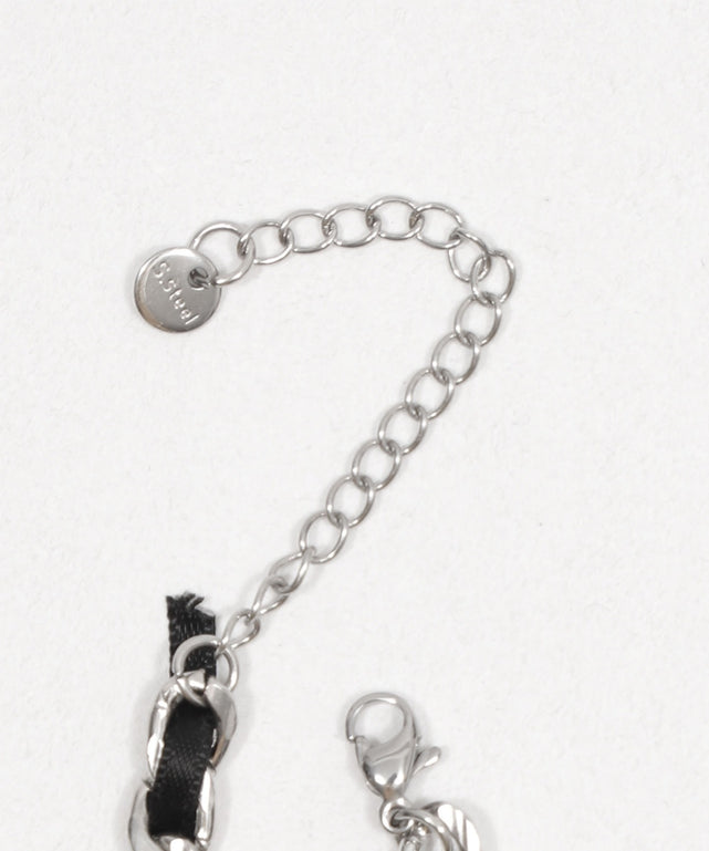 LメタルMIXリボンチョーカー