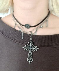 L2連BIGクロスネックレス