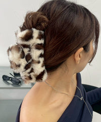 Lファーレオパードスクエアバンス