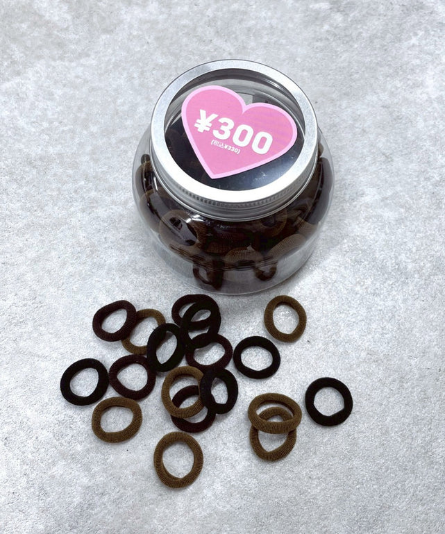 Lカラフルミニヘアゴム/柄１