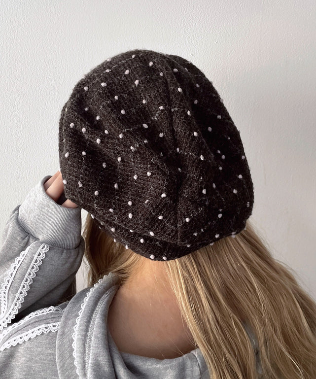 エンボスドットビーニー