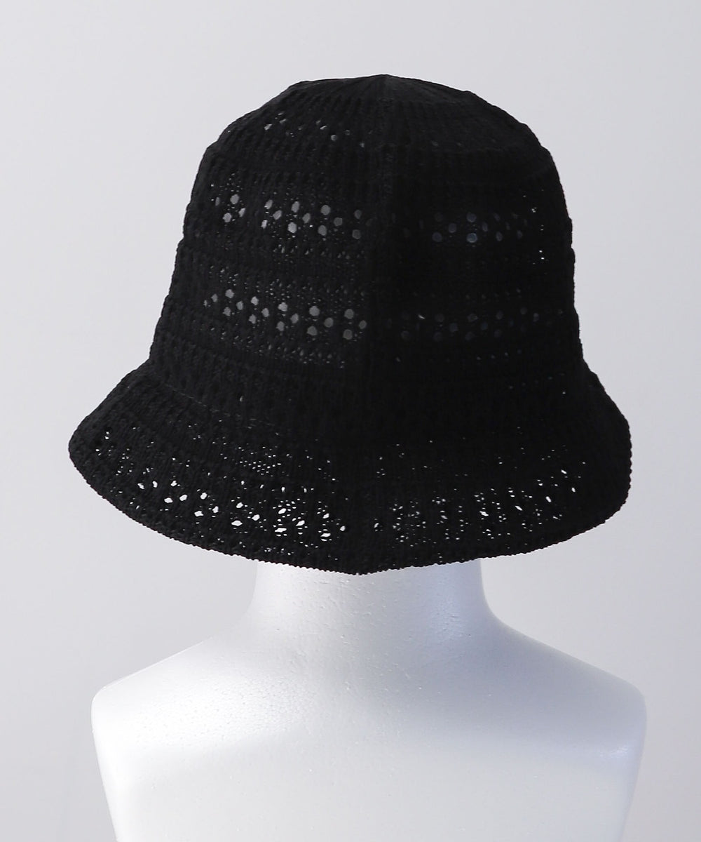 クロシェ編みストローハット