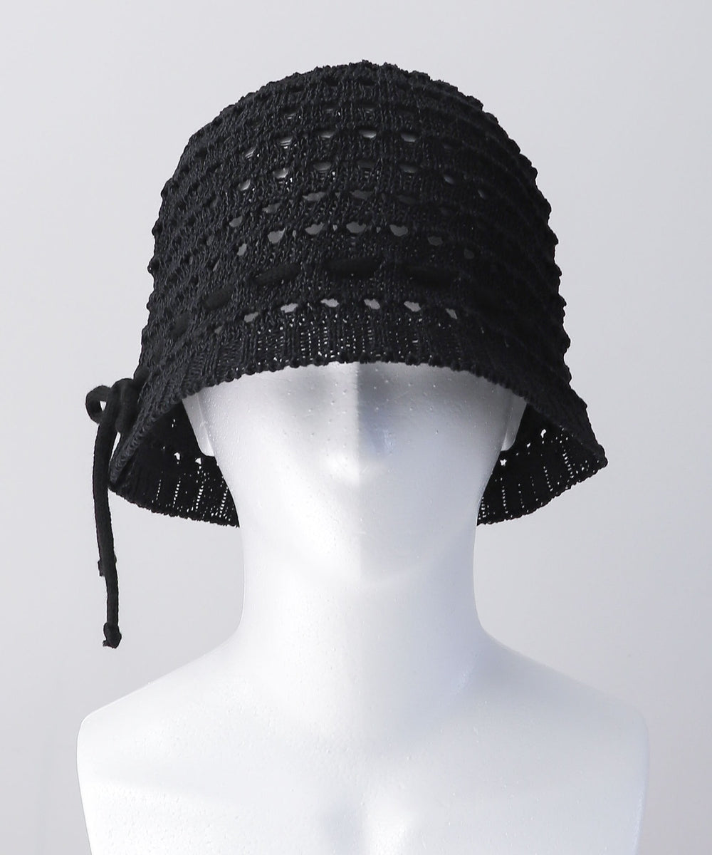 リボンクロシェハット