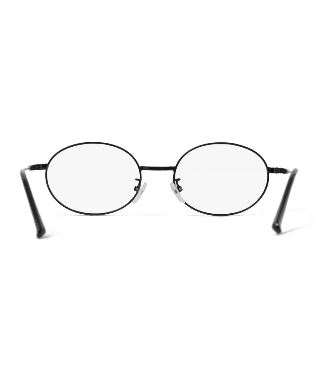 オーバルメタルフレームアイウェア