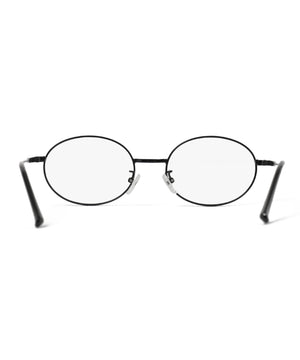 オーバルメタルフレームアイウェア