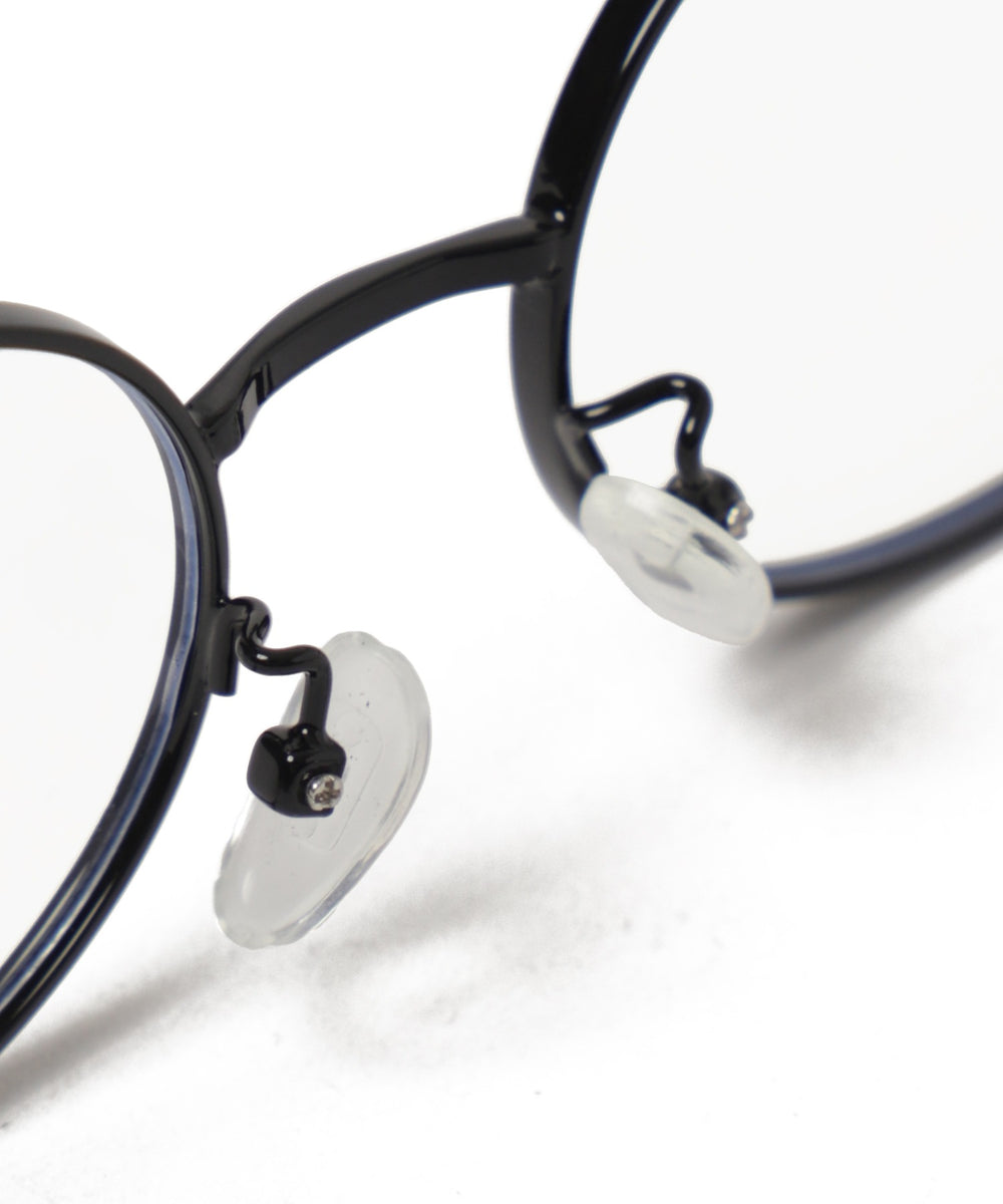 オーバルメタルフレームアイウェア
