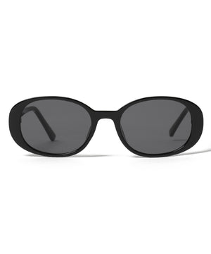 オーバルスモークレンズアイウェア