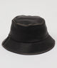 ヴィンテージPUバケットハット/ブラック