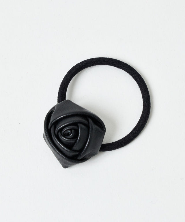 LPUローズヘアゴム/ブラック