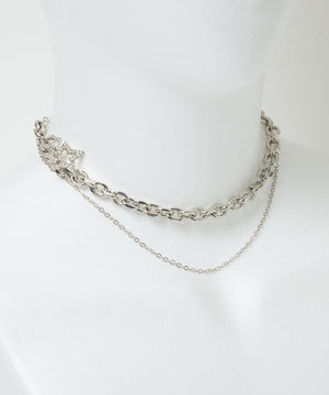 Lスターチェーンネックレス