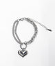 Lハートアソートチェーンブレス/柄2