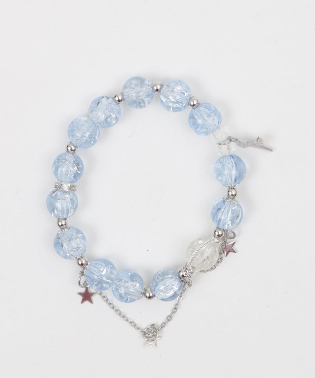 Lクリアブレス/柄２(ブルー)