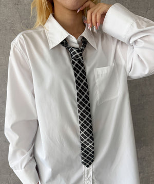 ブラックチェック（柄１）