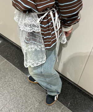 レースリボンラップスカート