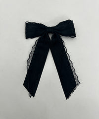 Lレースリボンバレッタ