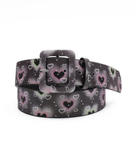 Lハートプリントベルト