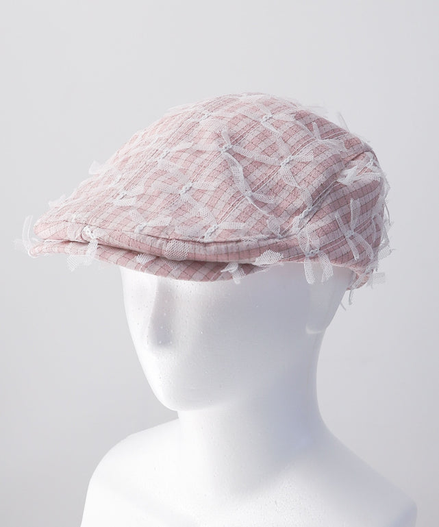 リボン付ハンチング/リボン付ハンチング