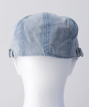 ビーズリボンデニムハンチング