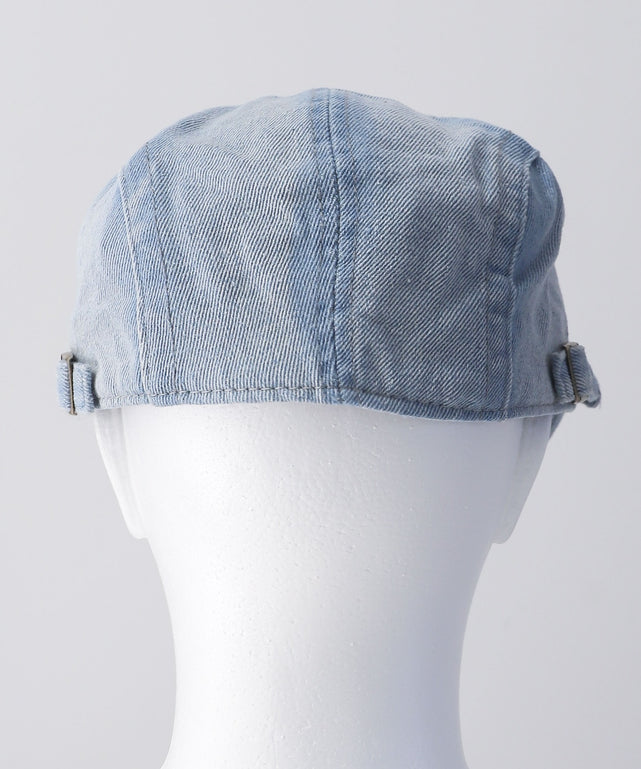 ビーズリボンデニムハンチング