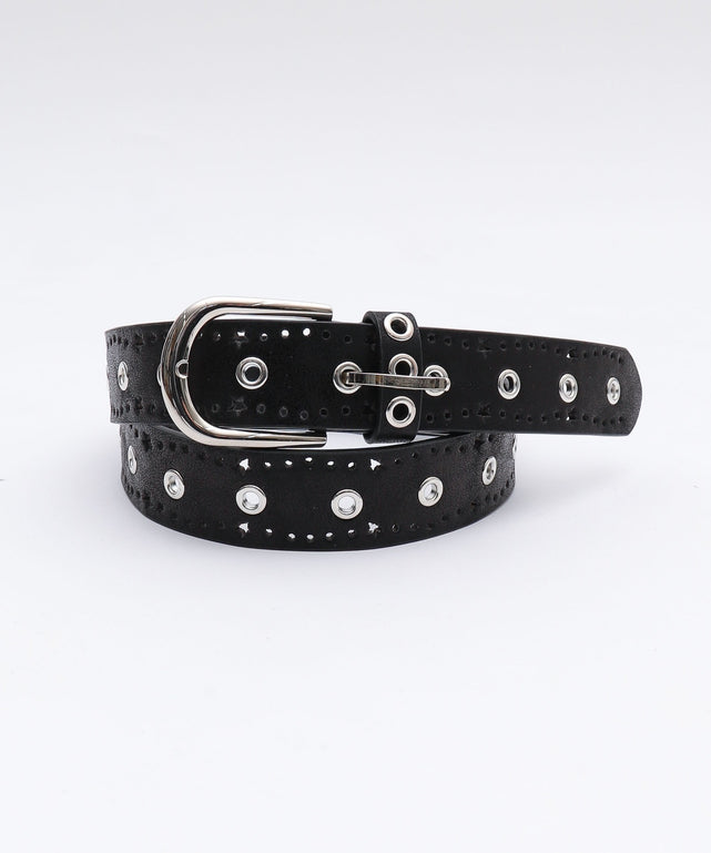 Lスターハトメベルト/ブラック