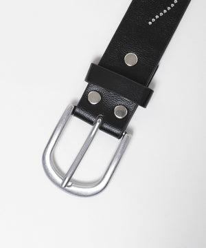 Lフラワーデザインスタッズベルト