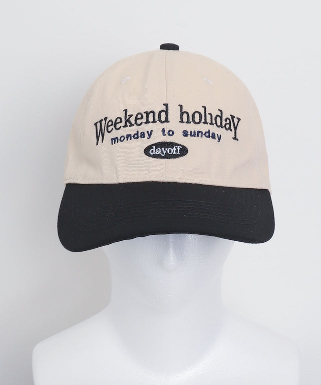 Lバイカラーロゴキャップ