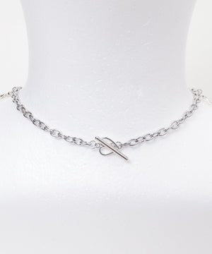 Lメタルチャームネックレス