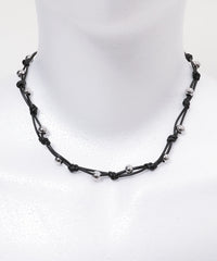 Lスターロープビーズネックレス