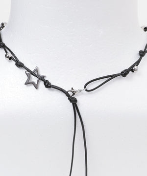 Lスターロープビーズネックレス