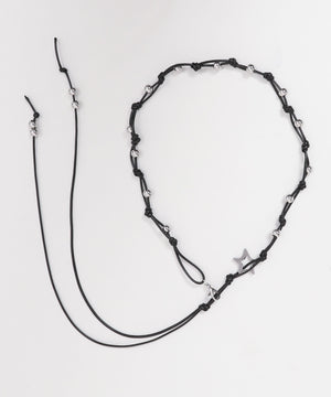 Lスターロープビーズネックレス