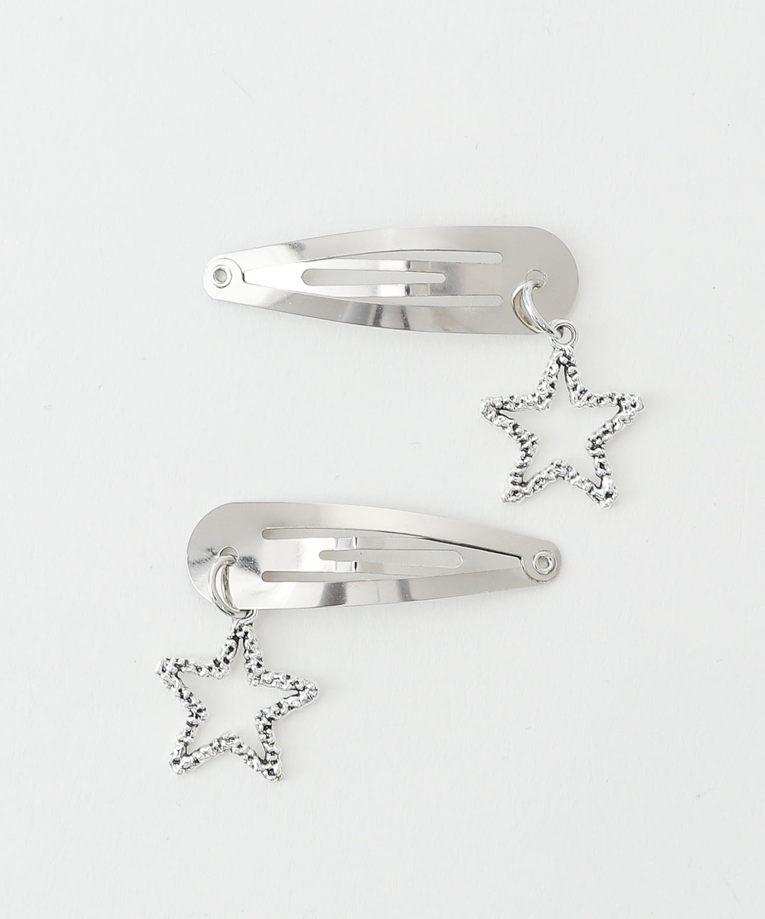 ヴァクトー君ヘアピン Vaqutaux シルバー 2個セット L2Pスターチャームヘアピン｜WEGO（ウィゴー） – WEGO ONLINE STORE