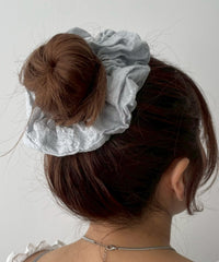 Lフラワーパターンシュシュ