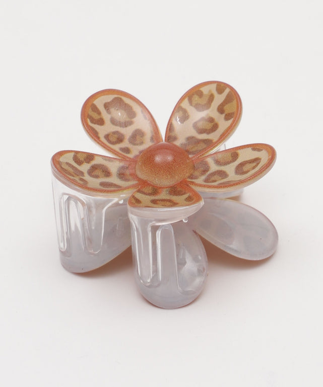 Lレオパードフラワーバンス1/Lベージュ