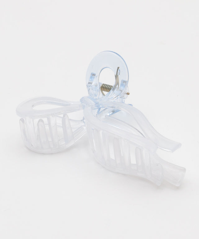 Lグラデーションクリアリボンバンス/サックス