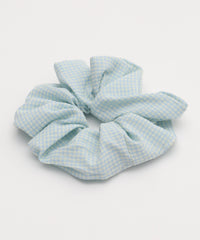 Lギンガムチェックシュシュ