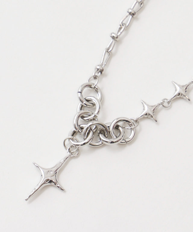 Lデザインチェーンモチーフネックレス