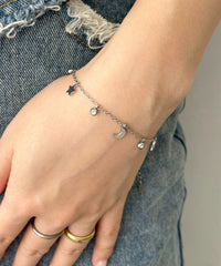 Lステンレスミニモチーフブレス