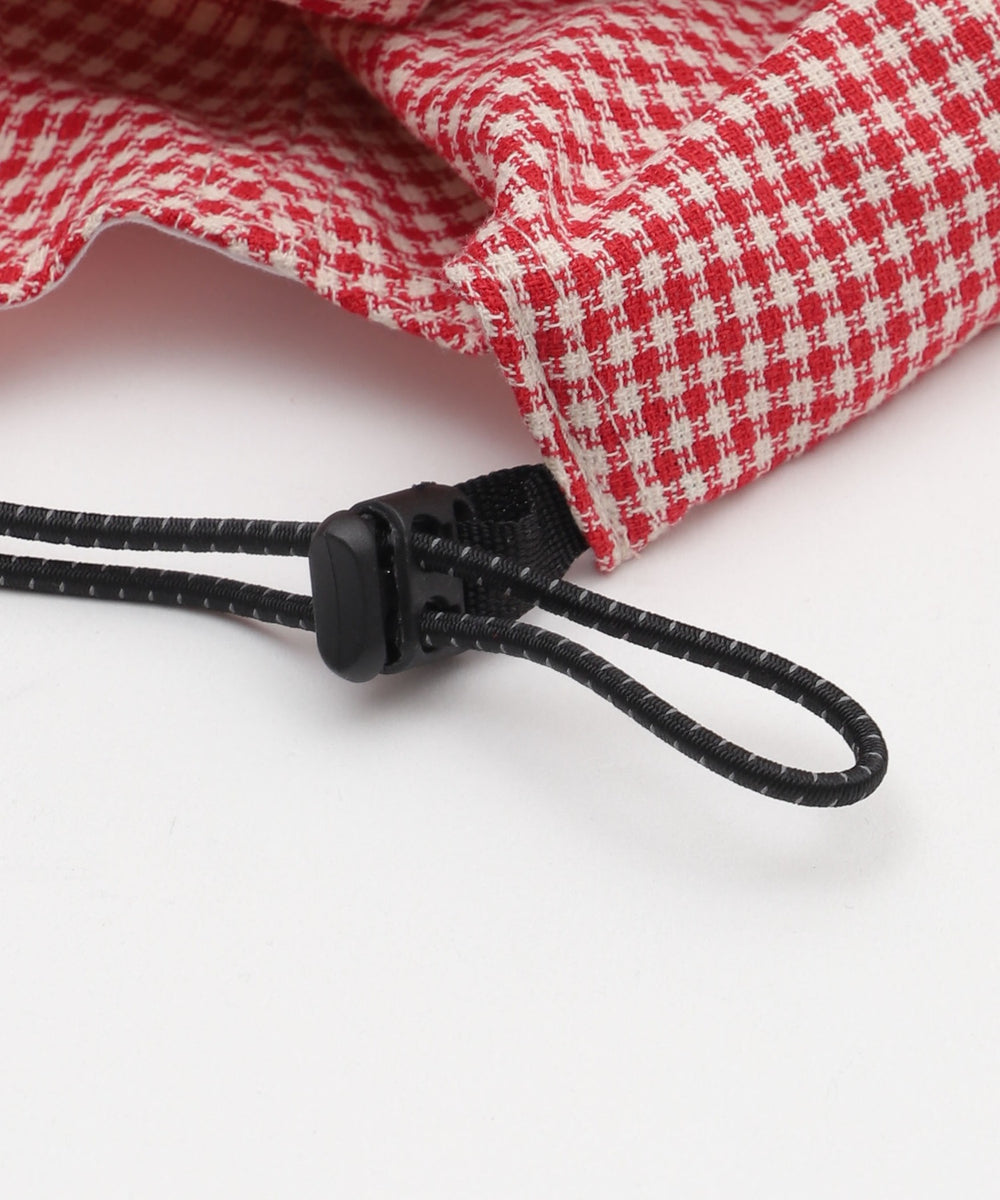 ギンガムチェックロゴキャップ