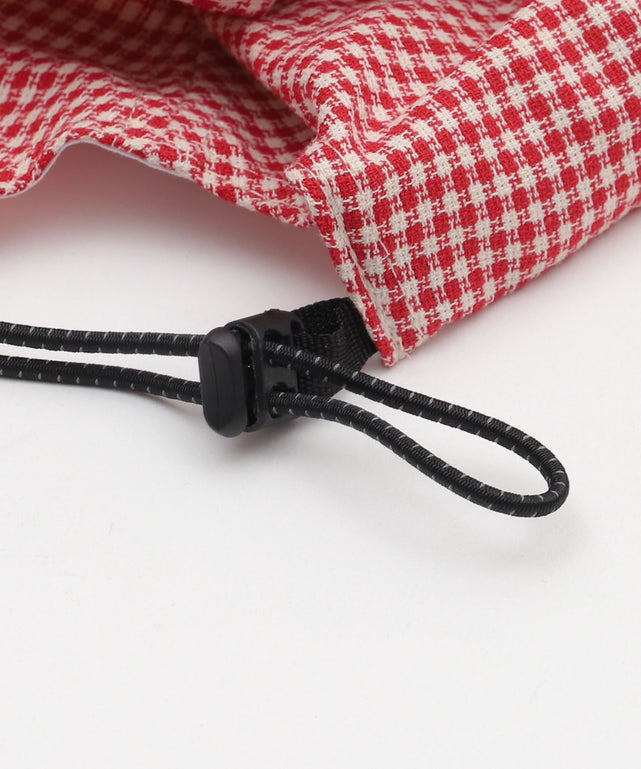 ギンガムチェックロゴキャップ